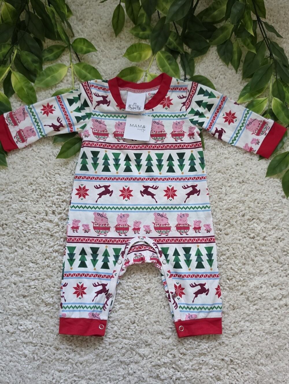 Baby Girl Peppa Pig Romper (0-3 Months)